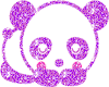 Purple Baby Panda