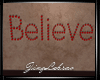 Holiday Believe Sign