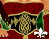 Celtic Gown- Red&Gld