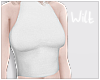 ♥ Crop | White