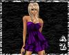 Purple Velvet Dress