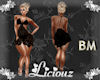 :L:LaceDress Blk BM/XL