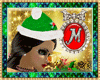 (M)Green Santa Girl Hat
