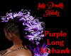 Purple Long Mohawk