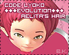 Lyoko- Aelita Evo. Hair