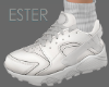 Huaraches white snow