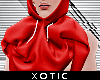 Boyfriend Hoodie Red
