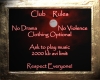 Ishella Insp. Club Rules