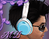 MB Blue Headphones