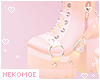 [NEKO] Buckle Boot Pink