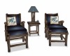 RUSTIC  LIVING  CHAIRS