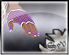 *S Nebula Gloves Purple