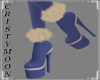 *CM*DEB BOOTS - BLUE
