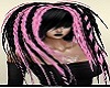 Pink and Black Dreads