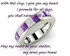 With this Ring.....