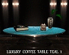 Luxury Coffee Tab Teal 1