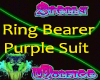 Ring Bearer Purple Suit