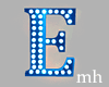 Blue Letter E
