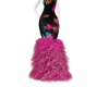 fur dress