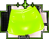 {DIF} Hot Pants Lime .F.