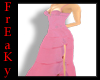 !F! Hot Pink Silk gown