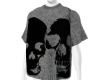 Skull gray cozy tee