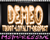 DeMeo Neon Wall Sign 