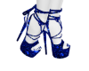 Blue Sparkle Match Heels
