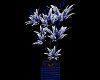 Blue Abstr Exotic Plant