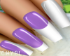 C~Bunny Purple Nails