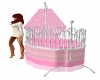 Pretty Pink Baby Crib