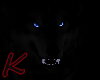 ~K~ black wolf animeted