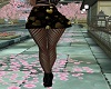 ROBE NOIR COEUR COLLANTS