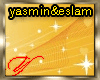Yasmin & Eslam Gold Name