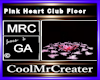 Pink Heart Club Floor