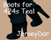 Low Boots 424 Dark Teal