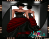 *D* Black & Red Gown