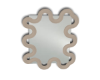 Cream Wormy Mirror