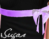 Purple Bow Belt