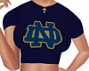 Notre Dame Tee Navy Blue