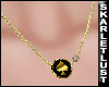 SL Spade Necklace Gold