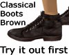Classical Brown Boots