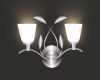 Silver Metalic Sconce