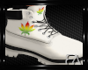 Weed Rasta Boots | wh bk