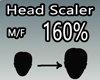 Scaler Head 160% M/F