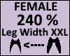 Leg Thigh 240% XXL Femal