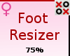 75% Foot Resizer - F