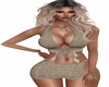 Khaki Crochet Set