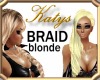 KATYS Braid blonde Zopf