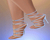 Cyan high heels